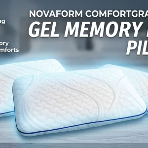Novaform ComfortGrande Plus Gel Memory Foam Pillow