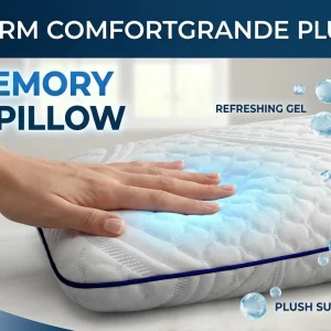 Novaform ComfortGrande Plus Gel Memory Foam Pillow
