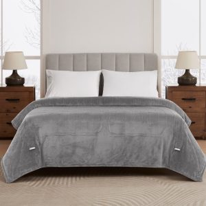 Home Heated blanket with 8 heat settings and built-in touch control